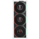 Комплект вентиляторов (3шт.) Lian Li UNI FAN TL LCD FLEX 120 Reverse Blade / 12RTLLCD1F3B BLACK / 120x124x28мм (PWM, ARGB, 1900 об/мин (Max.), 31dBa) / G9F.12RTLLCD1F3B.R0