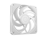 Вентилятор ID-COOLING AM-120 SLIM WHITE 120x120x15мм (40шт./кор, PWM, резиновые углы, белый, 0-2500об/мин, супертихий)  BOX