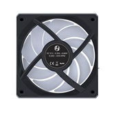 Вентилятор Lian Li UNI FAN CL FLEX 120 Reverse Blade / 12RCL1F1B BLACK / 120x124x28мм (PWM, ARGB, 2100 об/мин (Max.), 30.8dBa) / G9F.12RCL1F1B.R0