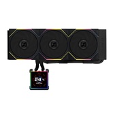 Система водяного охлаждения Lian Li HydroShift II LCD-S 360TL (GHS2LCDS36TFB BLACK) / 3.4" IPS LCD / 3x120mm ARGB PWM Fans / G89.GHS2LCDS36TFB.R0