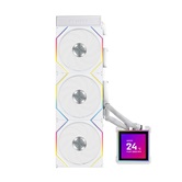 Система водяного охлаждения Lian Li HydroShift II LCD-S 360TL (GHS2LCDS36TFW WHITE) / 3.4" IPS LCD / 3x120mm ARGB PWM Fans / G89.GHS2LCDS36TFW.R0