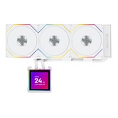 Система водяного охлаждения Lian Li HydroShift II LCD-S 360TL (GHS2LCDS36TFW WHITE) / 3.4" IPS LCD / 3x120mm ARGB PWM Fans / G89.GHS2LCDS36TFW.R0