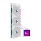 Система водяного охлаждения Lian Li HydroShift II LCD-S 360TL (GHS2LCDS36TFW WHITE) / 3.4" IPS LCD / 3x120mm ARGB PWM Fans / G89.GHS2LCDS36TFW.R0