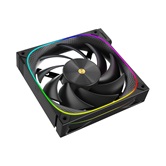 Вентилятор Geometric Future Squama Ultimate 3003B-14 Black 140mm / ARGB, PWM, 140x140x30 mm, 800-2400 rpm, 106 cfm, 36 dBA / 1F3003B114000