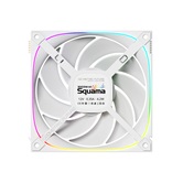 Вентилятор Geometric Future Squama Ultimate 3003W-14 White 140mm / ARGB, PWM, 140x140x30 mm, 800-2400 rpm, 106 cfm, 36 dBA / 1F3003W114000