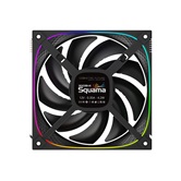 Вентилятор Geometric Future Squama Ultimate 3003RB-14 Reverse Black 140mm / ARGB, PWM, 140x140x30 mm, 800-2100 rpm, 95 cfm, 36 dBA / 1F3003R114000